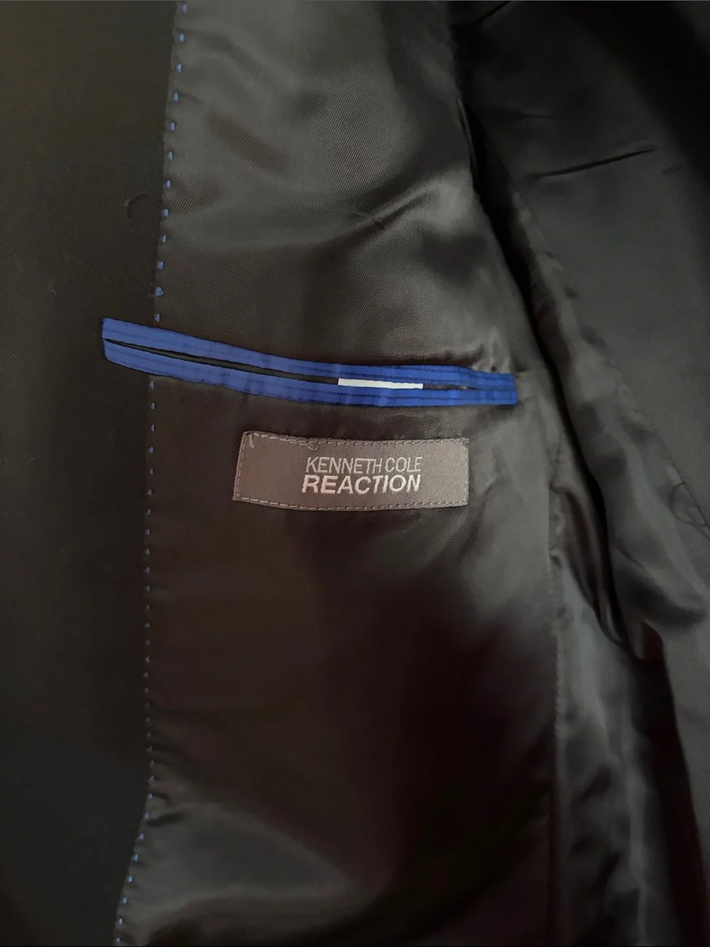 Kenneth Cole Reaction Black Men's Two-Button Sport Coat